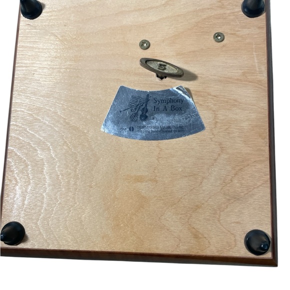 Vintage Jewelry Music Box Wood Floral Inlay Lidded Plays Sunrise Sunset - Picture 5 of 10